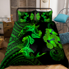 Couple Shark Polynesian Hawaii 3D Bedding Set