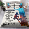 Premium All Over Printed Lineman Bedding Set MEI