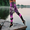 Bass fishing tattoo country girl camo Combo Legging + Tank