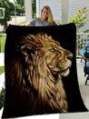 Lion 3D All Over Printed Blanket