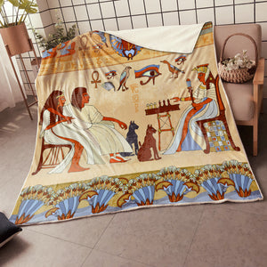 Ancient Egypt 3D All Over Printed Blanket