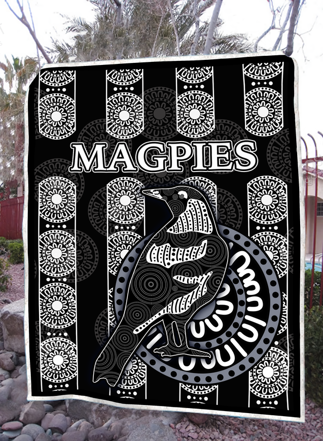 Premium Magpies Blanket