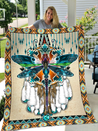 Native American 3D All Over Printed Blanket