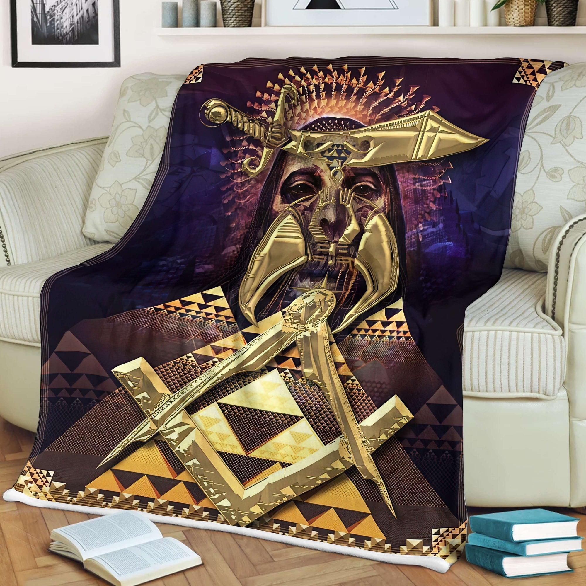 Freemasonry 3D All Over Printed Blanket