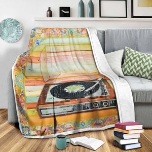 Vinyl Record 3D All Over Printed Blanket