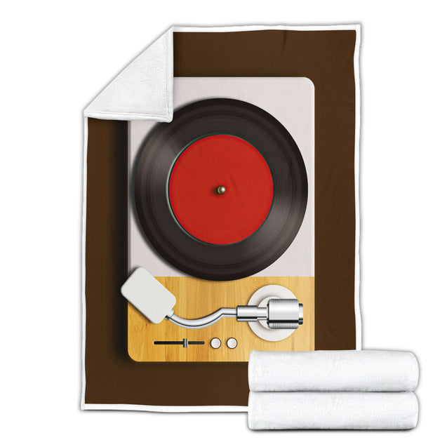 Vinyl Record 3D All Over Printed Blanket