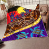 Aboriginal Culture Painting Art Colorful 3D Design Sherpa Blanket