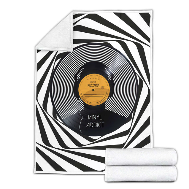 Vinyl Record 3D All Over Printed Blanket