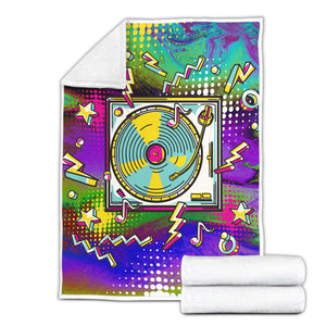 Vinyl Record 3D All Over Printed Blanket