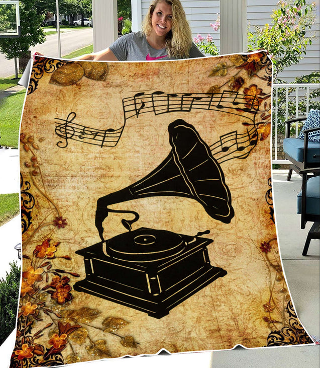 Vinyl Record 3D All Over Printed Blanket