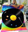 Vinyl Record 3D All Over Printed Blanket