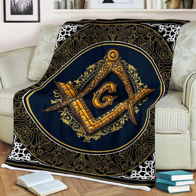 Freemasonry 3D All Over Printed Blanket