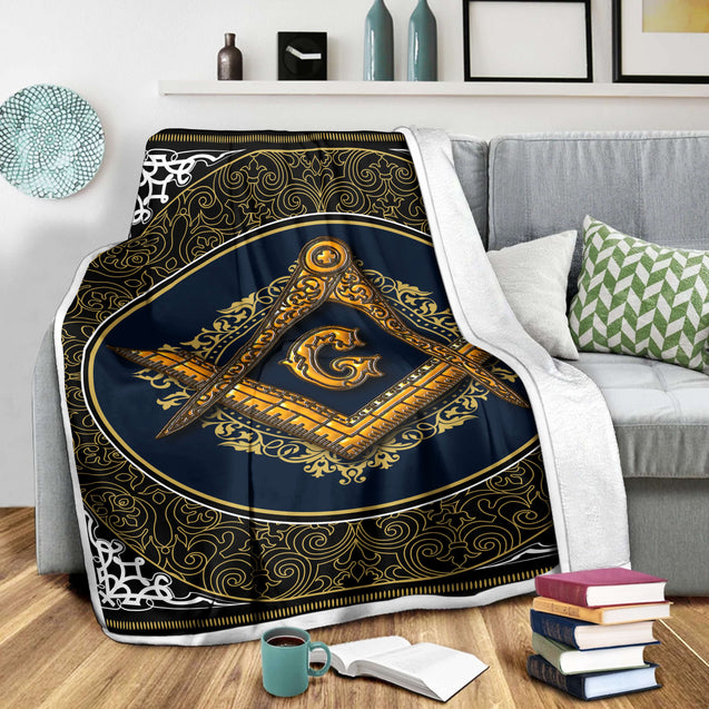 Freemasonry 3D All Over Printed Blanket