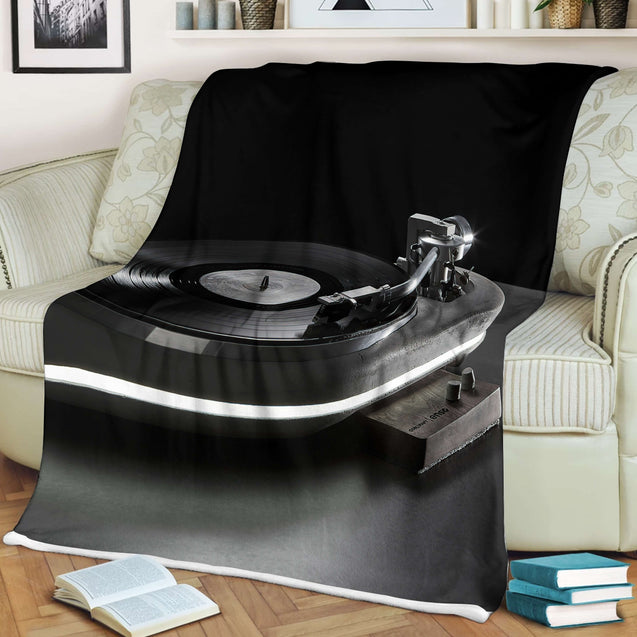 Vinyl Record 3D All Over Printed Blanket