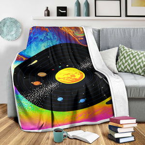 Vinyl Record 3D All Over Printed Blanket