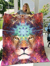 Lion 3D All Over Printed Blanket