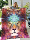 Lion 3D All Over Printed Blanket