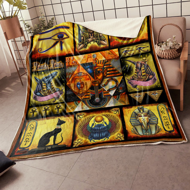 Ancient Egypt 3D All Over Printed Blanket