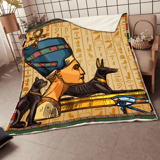 Ancient Egypt 3D All Over Printed Blanket