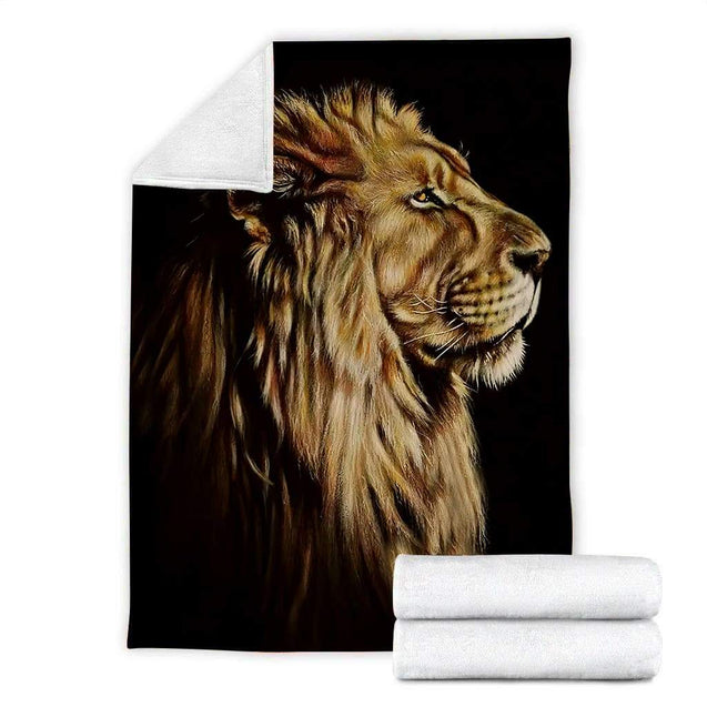 Lion 3D All Over Printed Blanket