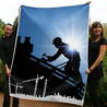 We Are Hard Roofers 3D Blanket LAM