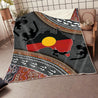 Aboriginal dots Zip pattern 3D printed Blanket