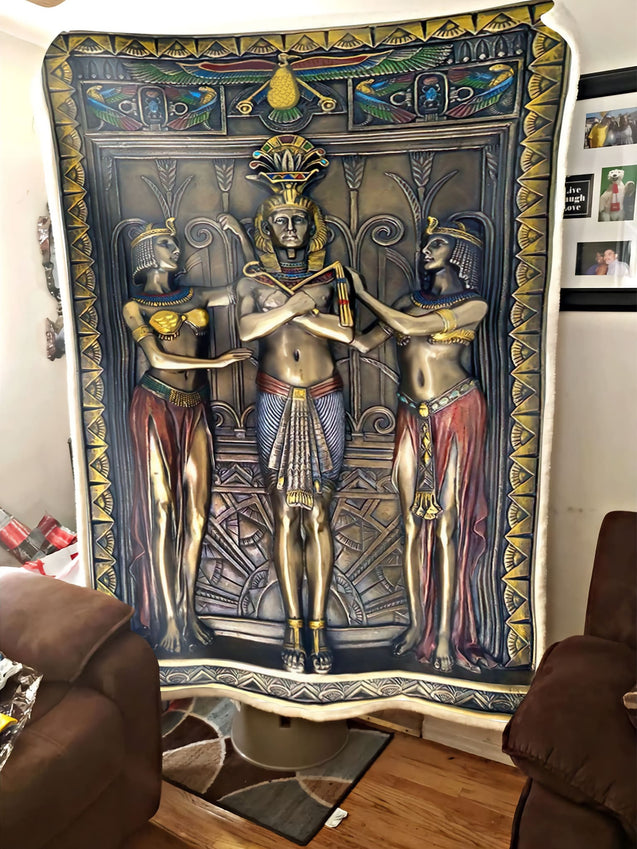 Ancient Egypt 3D All Over Printed Blanket