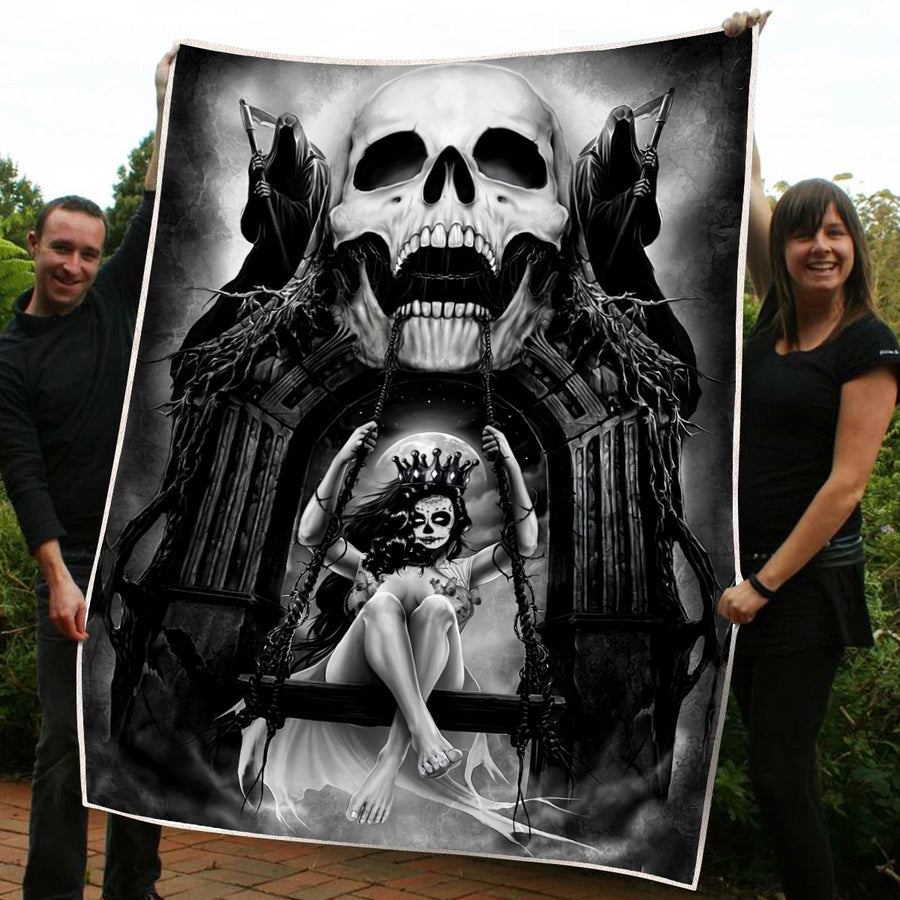 Premium Black Reaper Blanket