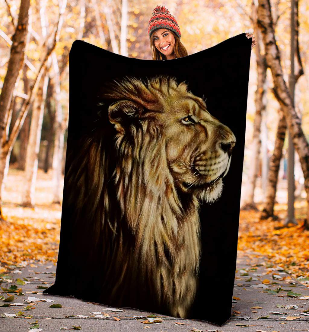 Lion 3D All Over Printed Blanket