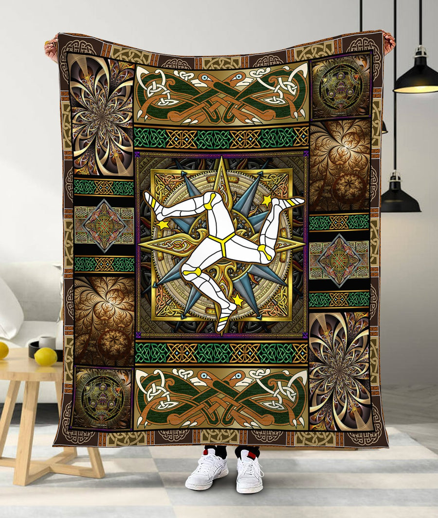 Celtic Compass 3D All Over Printed Blanket