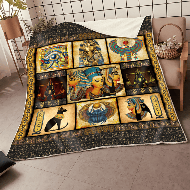 Ancient Egypt 3D All Over Printed Blanket