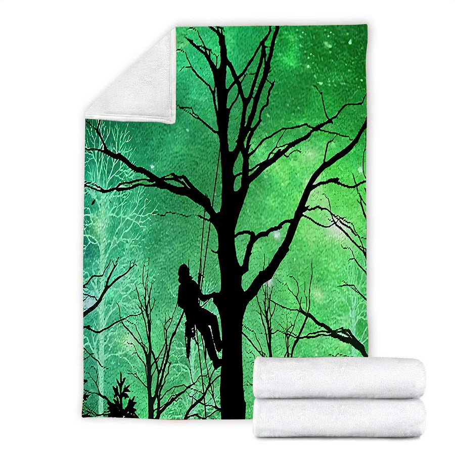 Premium All Over Printed Arborist Logger Lumberjack Blanket