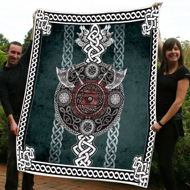 Viking 3D All Over Printed Blanket