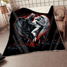 Skull and Beauty 3D All Over Printed Blanket