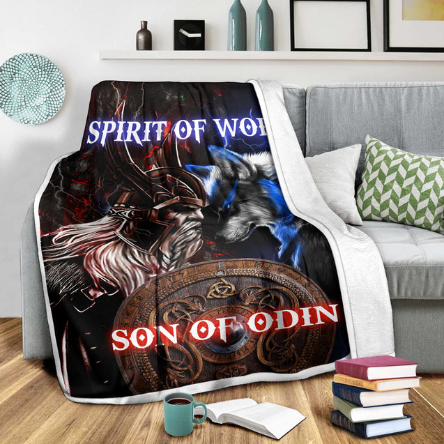 Viking 3D All Over Printed Blanket