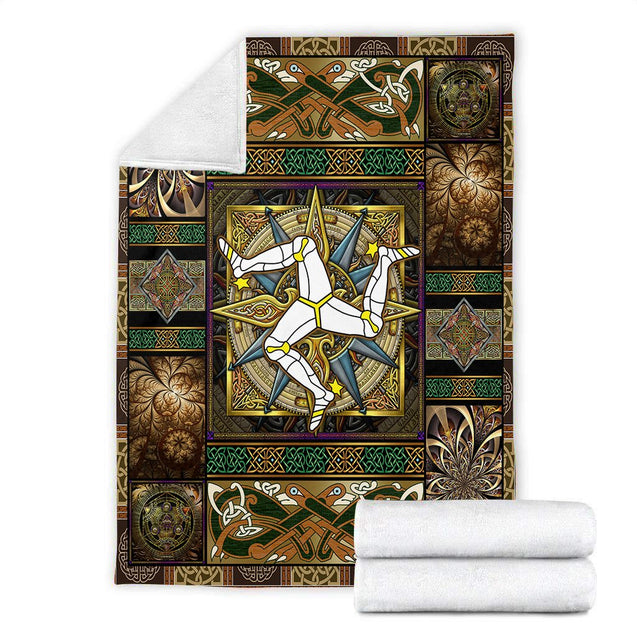 Celtic Compass 3D All Over Printed Blanket