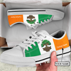 Irish St.Patrick tree of life low top shoes custom name