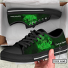 Irish St.Patrick I'm emerald green low top shoes custom name