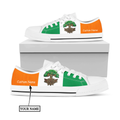 Irish St.Patrick tree of life low top shoes custom name