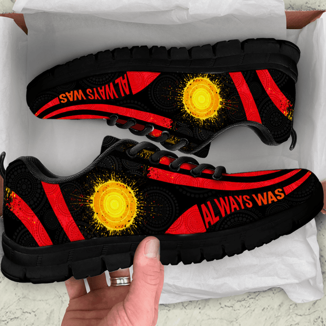 Aboriginal Flag Sun Art Low Top Sneaker Shoes