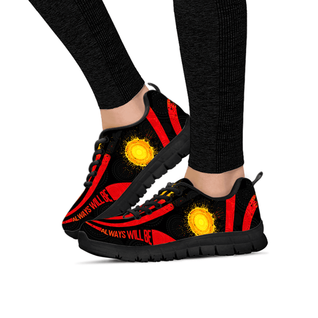 Aboriginal Flag Sun Art Low Top Sneaker Shoes