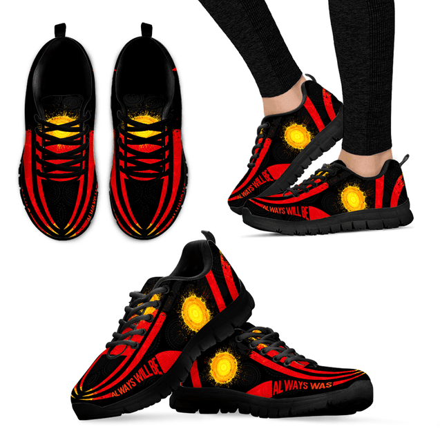 Aboriginal Flag Sun Art Low Top Sneaker Shoes