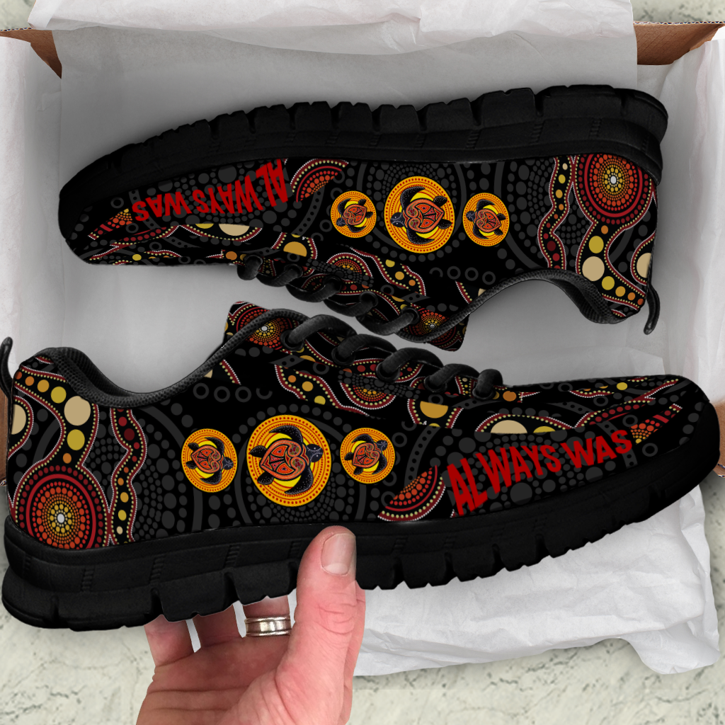 Always was Always will be Aboriginal Turtles Totem Low Top Sneaker Shoes