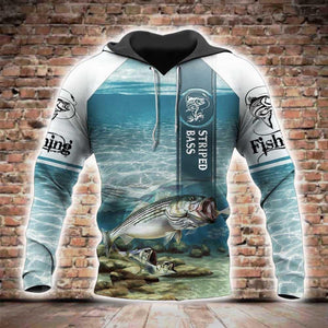 Bass Fishing 3D All Over Printed Shirts for Men and Women TT0040-Apparel-TT-Hoodie-S-Vibe Cosy™