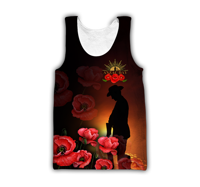 Premium Anzac Day Poppy 3D Printed Unisex Shirts TN NTN05042104