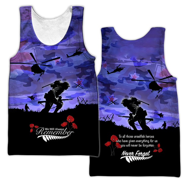 Premium Anzac Day 3D Printed Unisex Shirts TN DD07042105