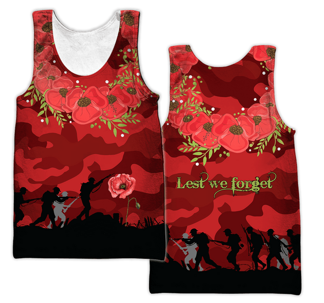 Anzac Day 3D Printed Unisex Shirts TN HHT13042105