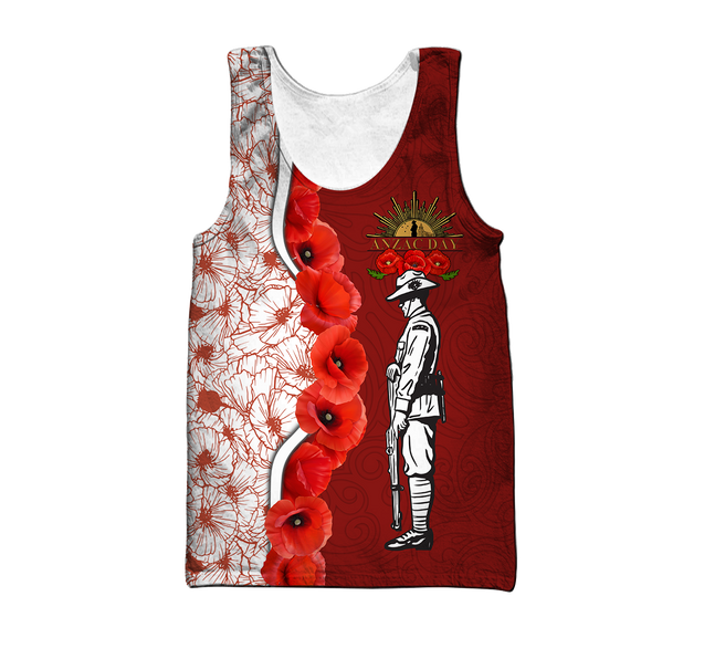 Anzac Day 3D Printed Unisex Shirts TN PD13042101