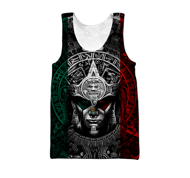 Aztec Warrior 3D All Over Printed Hoodie