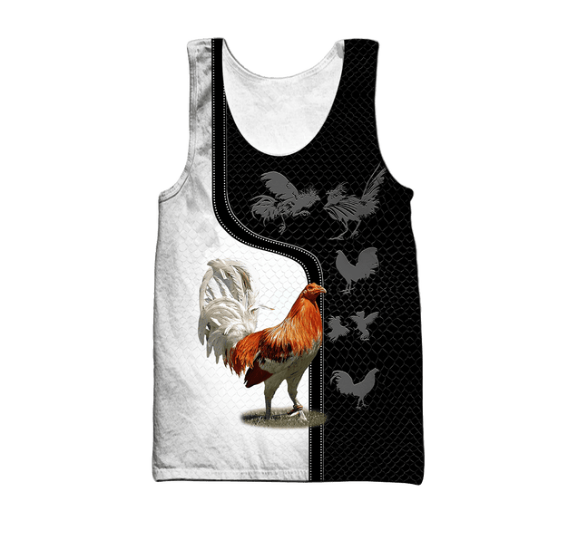 Personalized Rooster 3D Printed Unisex Shirts DD24042105